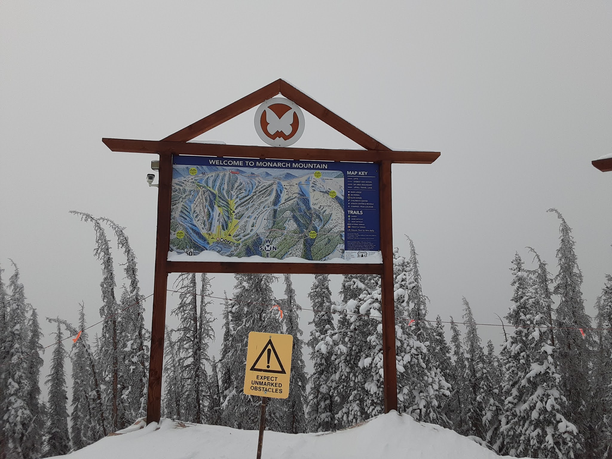 Monarch Mountain ski map